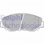 LP1806 DELPHI Комплект гальмівних колодок дисковий гальм