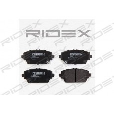 402B0135 RIDEX Комплект гальмівних колодок дисковий гальм