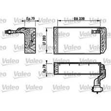 817157 VALEO Випарник кондиціонера