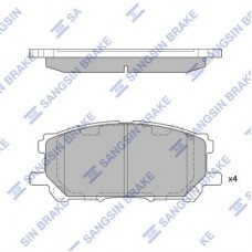SP1456 Hi-Q Комплект гальмівних колодок дисковий гальм