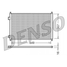 DCN40008 DENSO Конденсатор кондиціонера