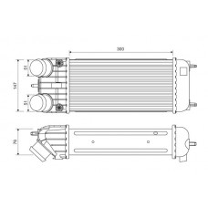 818385 VALEO Интеркулер