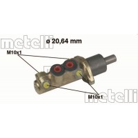 05-0039 METELLI Головний гальмівний циліндр