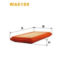WA6189 WIX FILTERS Повітряний фільтр