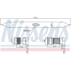 95784 NISSENS Осушувач кондиціонера