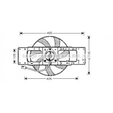 RT7528 AVA QUALITY COOLING Вентилятор охолодження двигуна