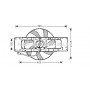 RT7528 AVA QUALITY COOLING Вентилятор охолодження двигуна