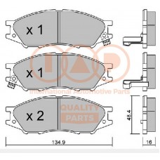 704-13087P IAP QUALITY PARTS Комплект гальмівних колодок дисковий гальм