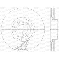 BDA2845.20 OPEN PARTS Гальмівний диск