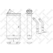 10-35011-SX STELLOX Теплообмінник обігрів салону