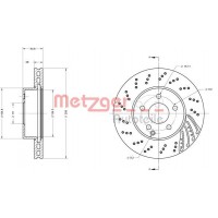 6110453 METZGER Гальмівний диск