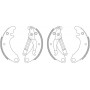 MSK007 MINTEX Комплект гальмівних колодок