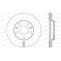 BDA2656.20 OPEN PARTS Гальмівний диск