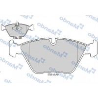 MBF015265 MANDO Комплект гальмівних колодок дисковий гальм