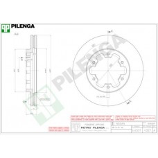 V327 PILENGA Гальмівний диск