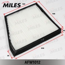 AFW1012 MILES Фільтр повітря у внутрішньому просторі