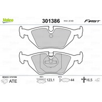 301386 VALEO Комплект гальмівних колодок дисковий гальм