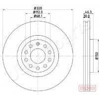 DI-0909C JAPANPARTS Гальмівний диск
