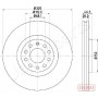 DI-0909C JAPANPARTS Гальмівний диск