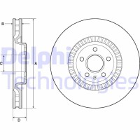 BG9171C DELPHI Гальмівний диск