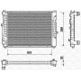 350213712000 MAGNETI MARELLI Радіатор охолодження двигуна