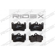 402B0137 RIDEX Комплект гальмівних колодок дисковий гальм