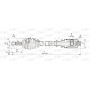 DRS6113.00 OPEN PARTS Привідний вал