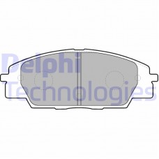 LP1559 DELPHI Комплект гальмівних колодок дисковий гальм
