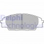 LP1559 DELPHI Комплект гальмівних колодок дисковий гальм