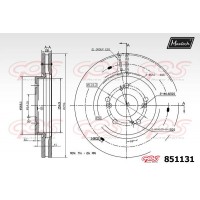 851131 MAXTECH Гальмівний диск