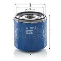 W 7056 MANN-FILTER Масляний фільтр