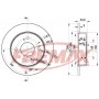 BD-4201 FREMAX Гальмівний диск