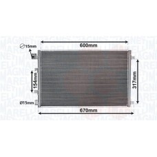 350203879000 MAGNETI MARELLI Конденсатор кондиціонера