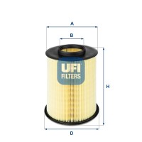27.675.00 UFI Повітряний фільтр