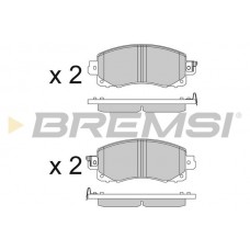 BP3821 BREMSI Комплект гальмівних колодок дисковий гальм