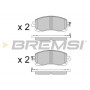 BP3821 BREMSI Комплект гальмівних колодок дисковий гальм