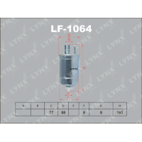 LF-1064 LYNXauto Паливний фільтр