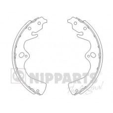 J3500307 NIPPARTS Комплект гальмівних колодок