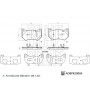 ADBP420069 BLUE PRINT Комплект гальмівних колодок дисковий гальм