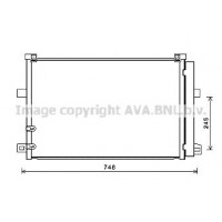 VN5369D AVA QUALITY COOLING Конденсатор кондиціонера