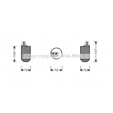 JRD028 AVA QUALITY COOLING Осушувач кондиціонера