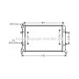 VN2359 AVA QUALITY COOLING Радіатор охолодження двигуна