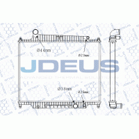 M-0020440 JDEUS Радіатор охолодження двигуна