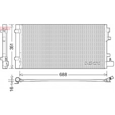 DCN23031 DENSO Конденсатор кондиціонера