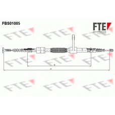 FBS01005 FTE Тросик, cтояночный тормоз
