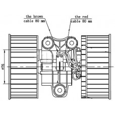 AB 81 000S MAHLE Вентилятор салону