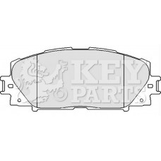 KBP2123 KEY PARTS Комплект гальмівних колодок дисковий гальм