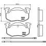 8DB 355 018-921 HELLA PAGID Комплект гальмівних колодок дисковий гальм