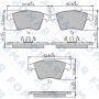 FO 871081 FOMAR Friction Комплект гальмівних колодок дисковий гальм