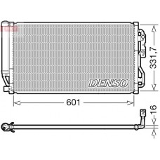DCN05035 DENSO Конденсатор кондиціонера
